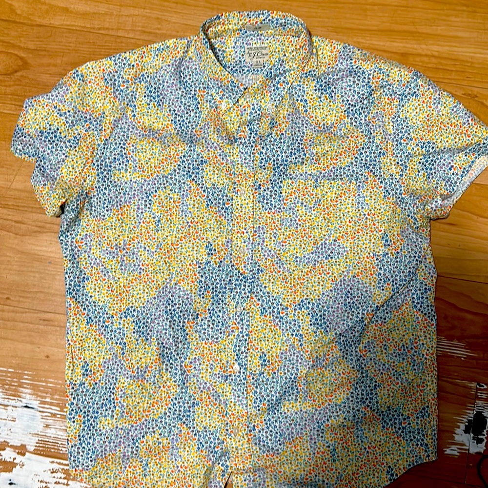J.Crew's Men's Floral Button Shirt